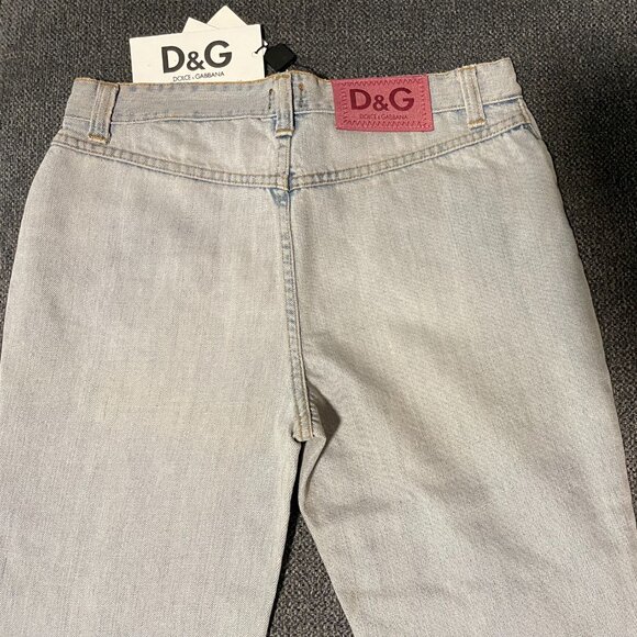 NWT VTG Jeans DOLCE & GABBANA D&G Light Blue Bootkut - Picture 7 of 11